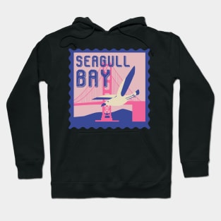 Seagull Bay Vintage Stamp Hoodie